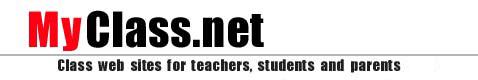 MyClass.net - Class web sites for teachers, students, and parents